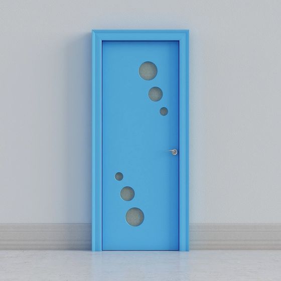 Future Door 3D Model with Modern Appeal