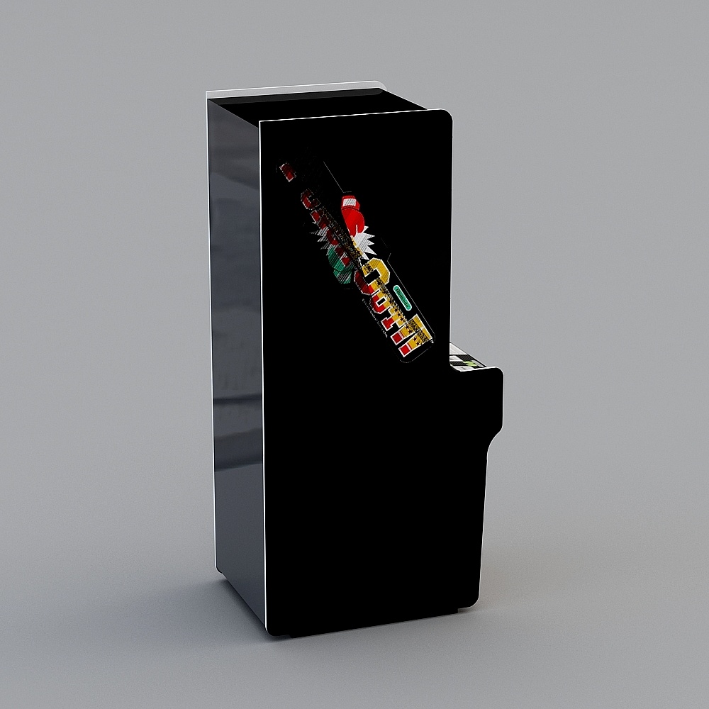 Classic Arcade Cabinet 3D model