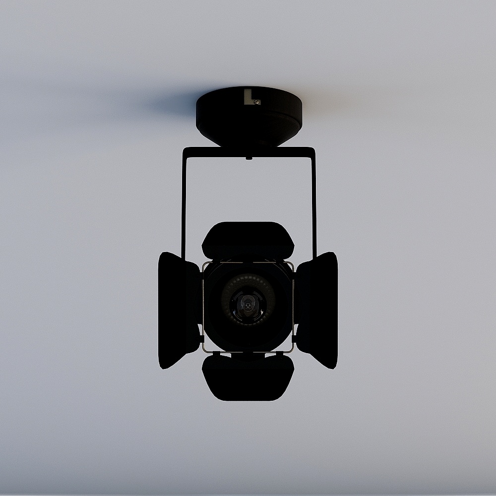 Lampada da Palco Moderna Modello 3D Senza Ombre