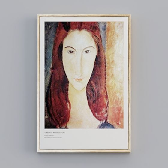 Abstract Portrait 3D Model for Creative Projects