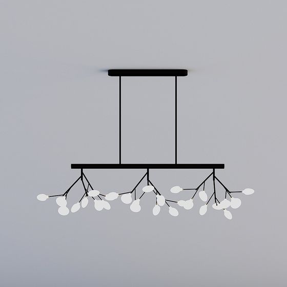 Branching Beauty Chandelier 3D model for Modern Spaces