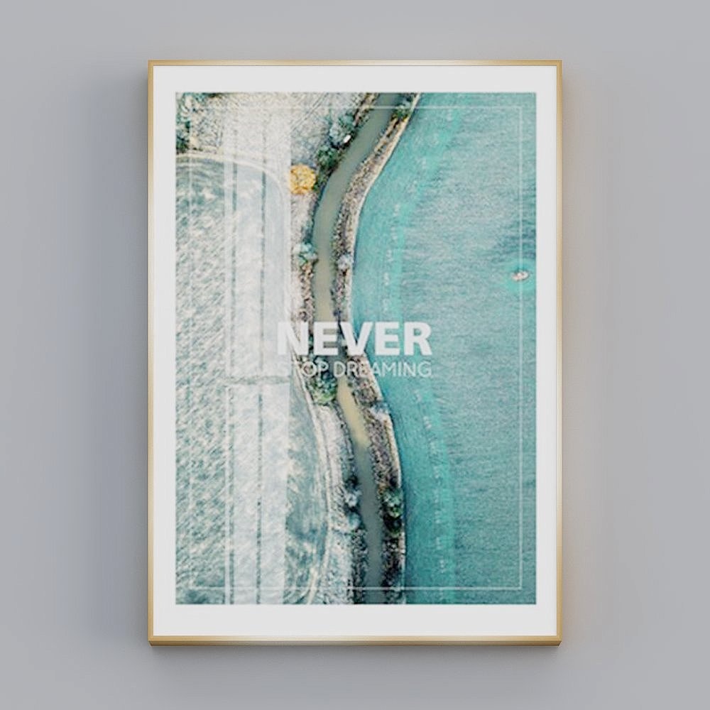 Lc108-n- dekoratives Bild Allianz-Spiegelbild-Aluminium A