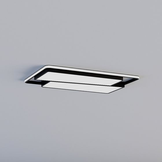 Stylish Ceiling Light 3D model for Contemporary Interiors