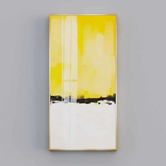 飾畫聯盟-北歐彩色-單幅豎長-裝飾畫-CB069