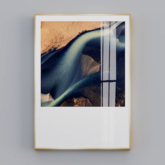 Abstract Landscape Low Poly 3D Model for Creative Projects