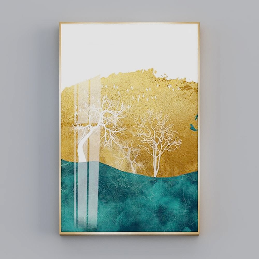 Lc077-j- 装飾絵画 アライアンス-ミラー絵画-アルミニウム A