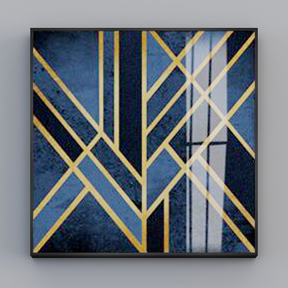 Lc080-d- decorative painting Alliance-Mirror painting-Aluminum A