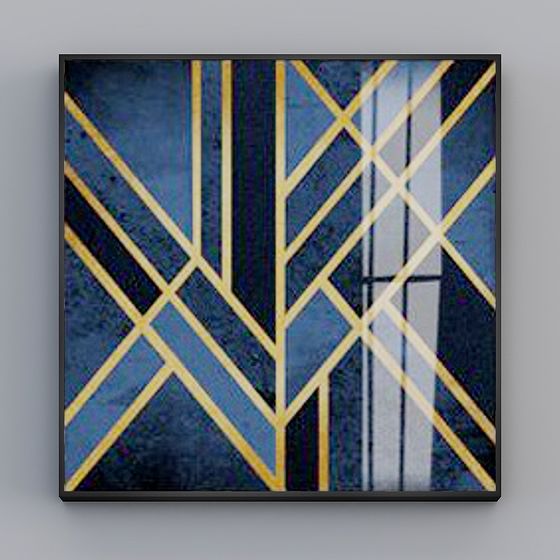 Abstract Geometric 3D Model Design