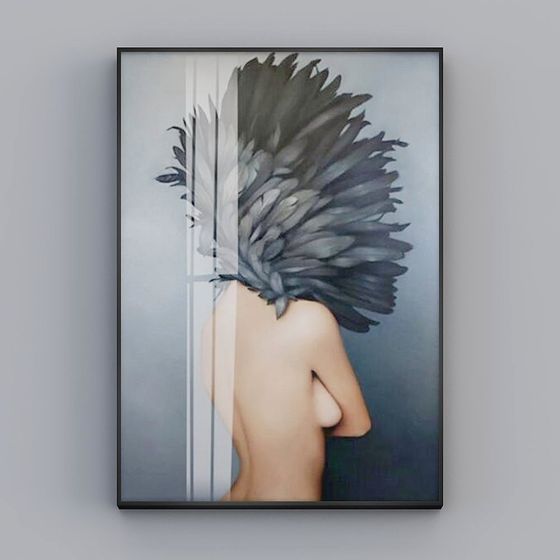 Feather Wing 3D Model for Creative Designs