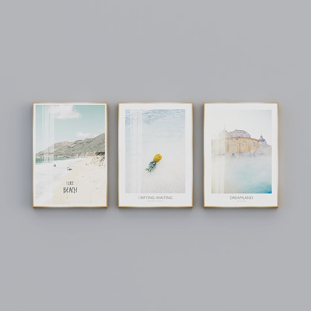 飾畫聯盟-北歐彩色-拼套-裝飾畫-CB078