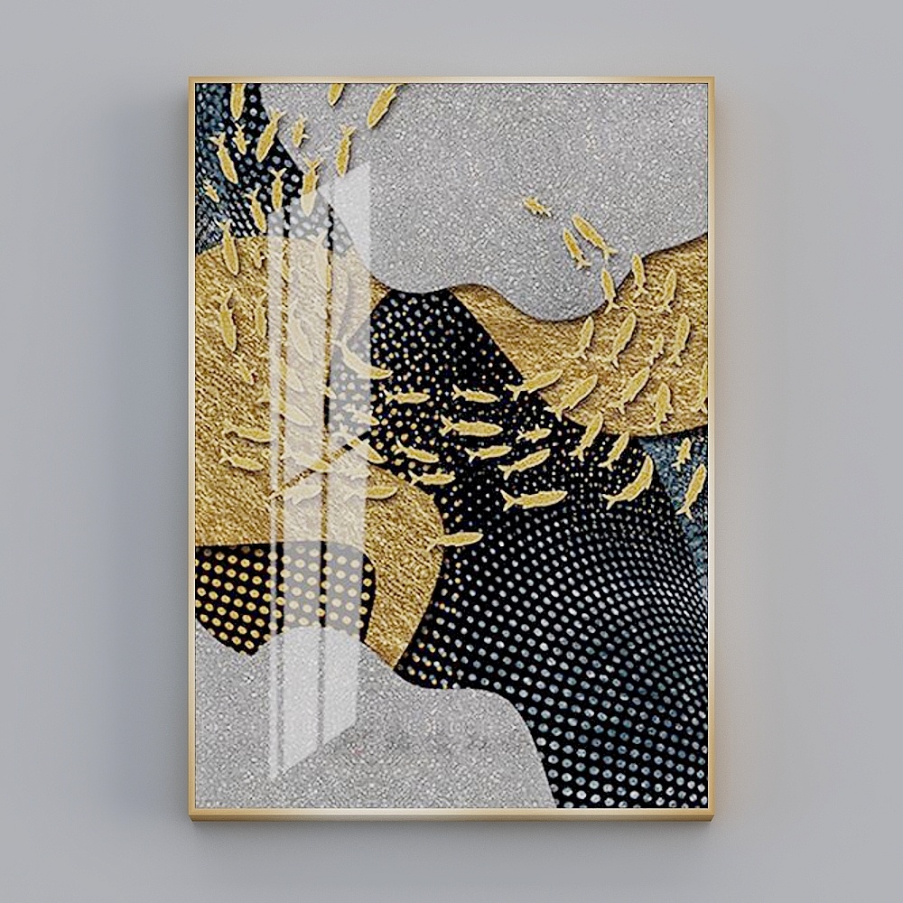 Lc083-e Decorative Painting Alliance - Mirror Painting - Aluminum Assembly