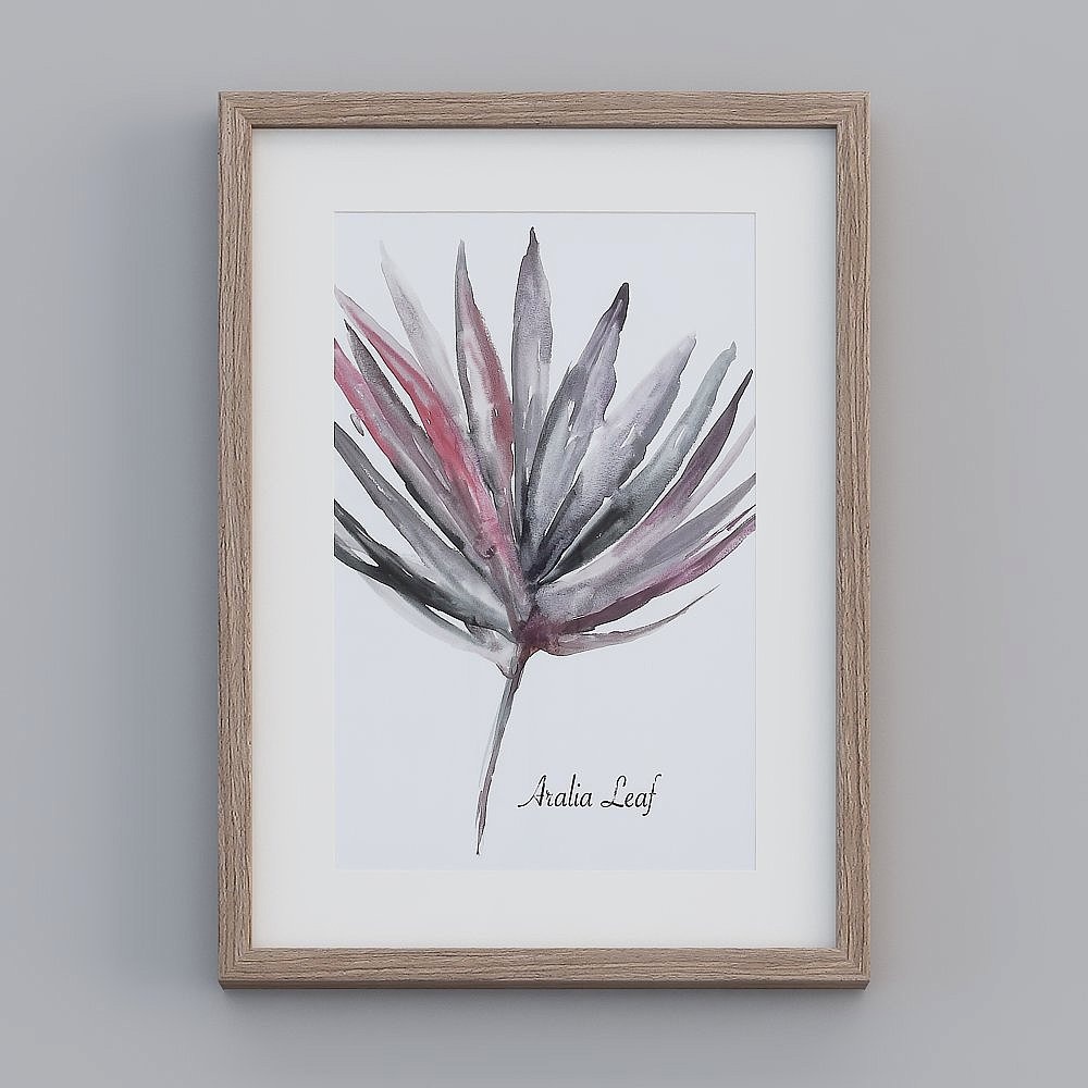 Youfan Art Plant Flowers Modern Simple Frame-Free Flat Printing
