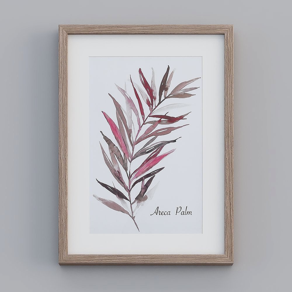 예술식 현대 미니멀리즘 꽃 인쇄 회화 장식