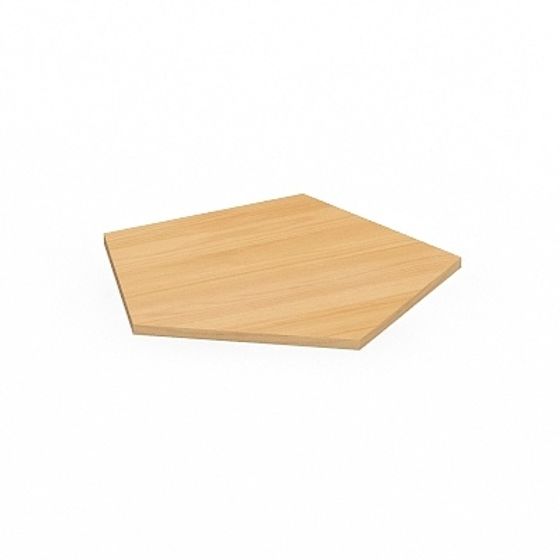 Unique Diamond Shaped Wooden Plank 3D model