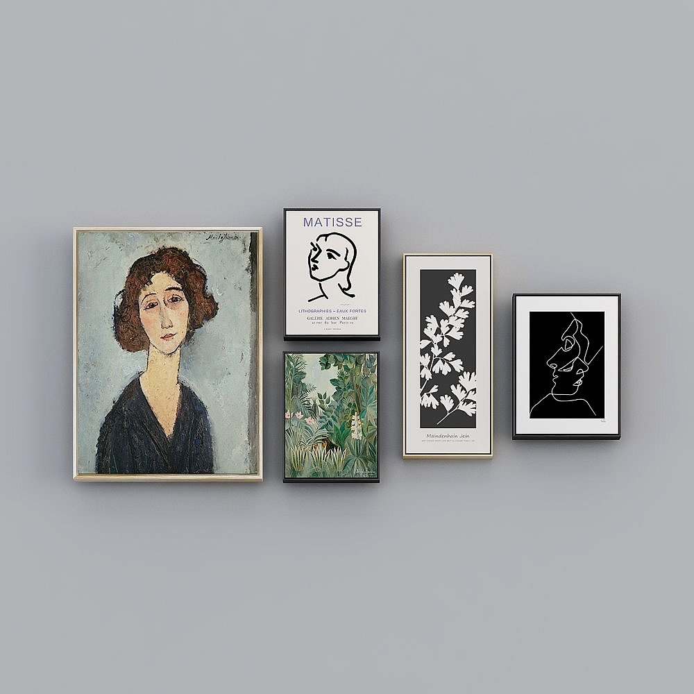 Vintage Meets Modern 3D Wall Art Model