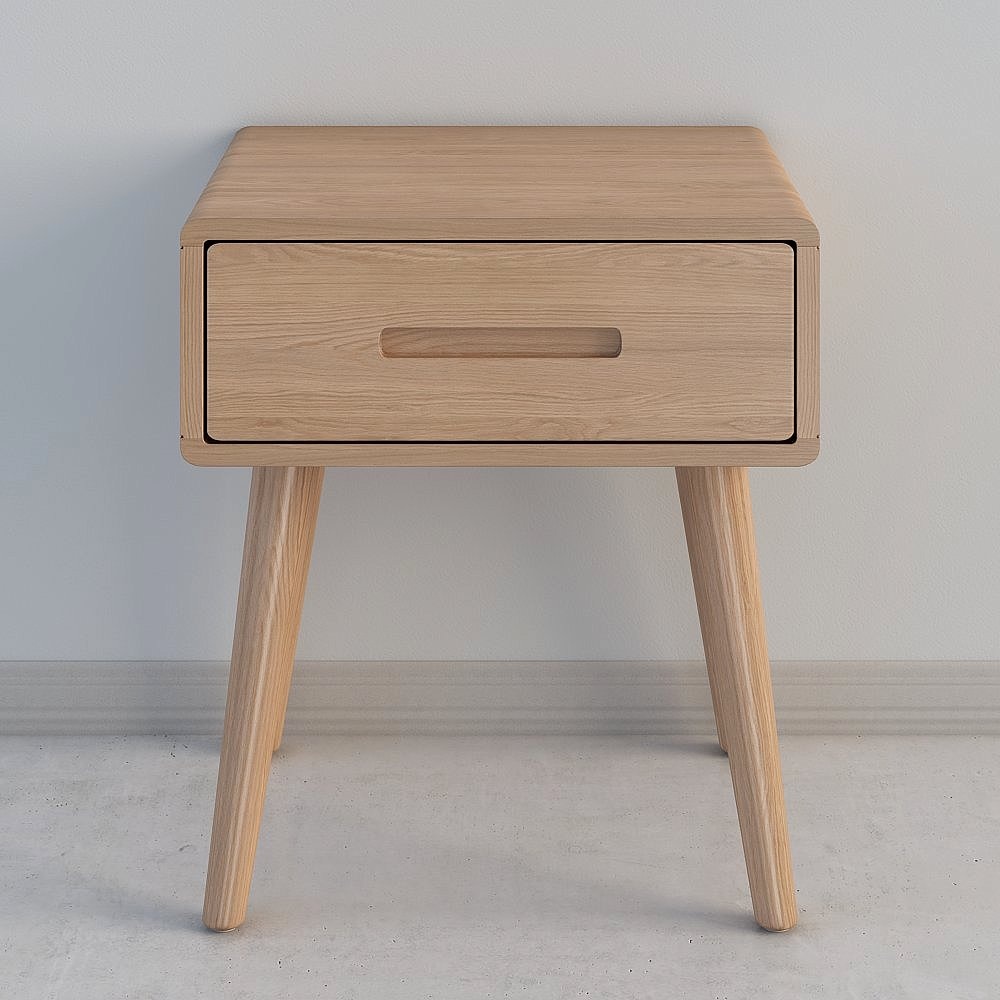 소스 우드 - 베를린 시리즈 - Y8315 - 침대 옆 탁자