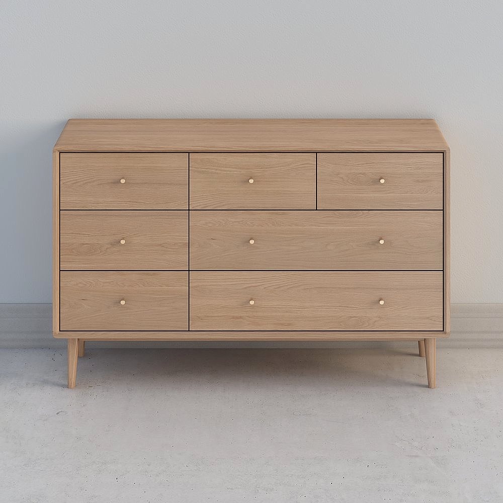 Nordic Style 6-Drawer Cabinet 3D model