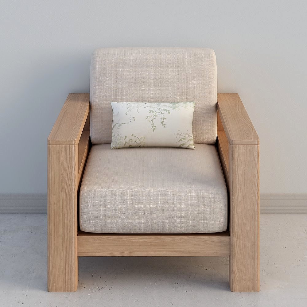 Yuanshimuyu Rhine Series C28 single sofa