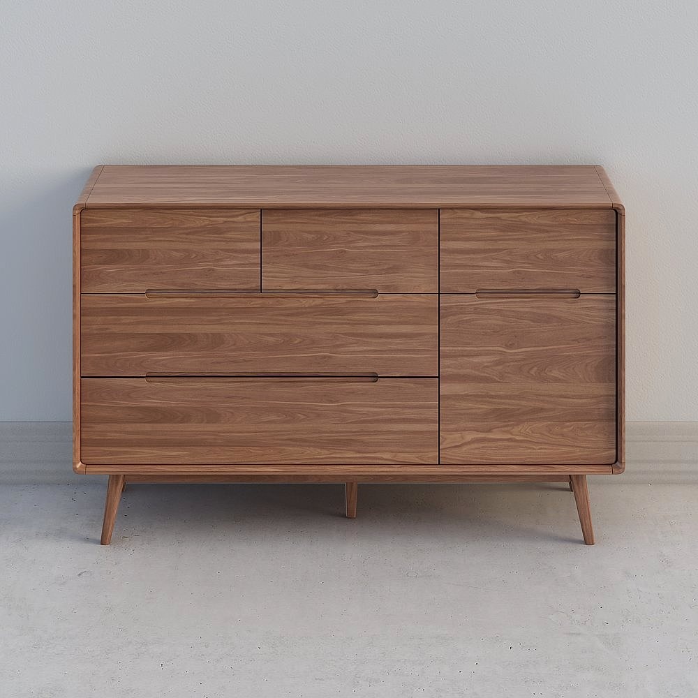 Mid-Century Modern Dresser 3D model