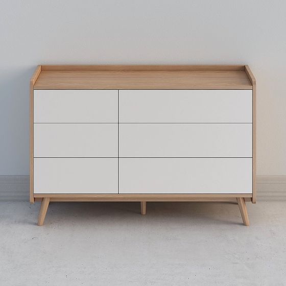 Mid-Century Modern Dresser 3D model