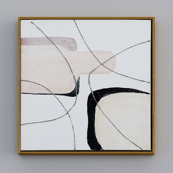 Stunning Abstract Painting 3D model