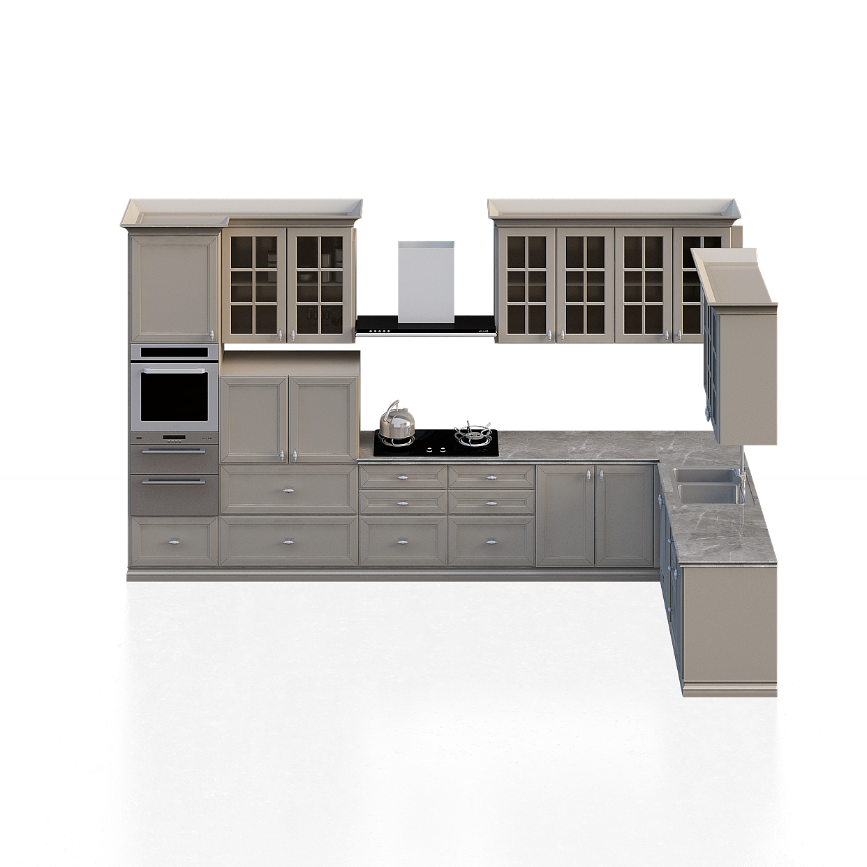 European Kitchen Cabinets Black – Contemporary Wood Model