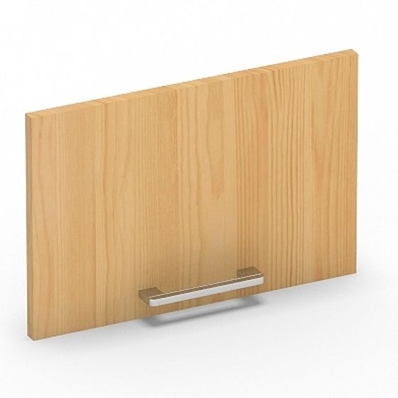 Wooden Cabinet Door Low-Polygon 3D model