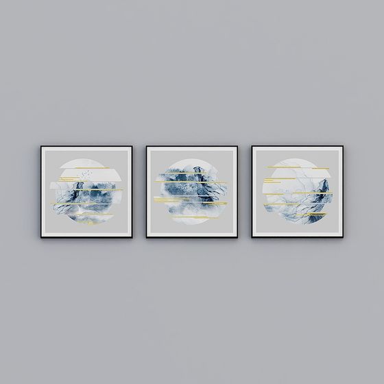 Abstract Landscape 3D Model Series