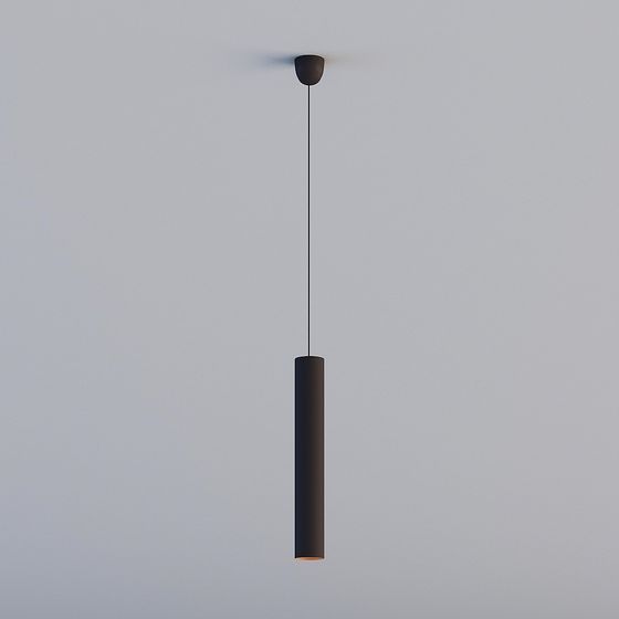 Stylish Black Postmodern Industrial Chandelier 3D Model for Unique Settings