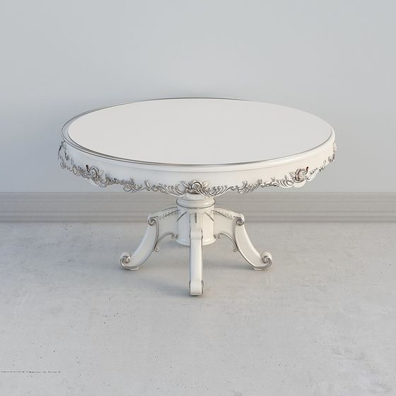 Elegant Round Table 3D model for Modern Design