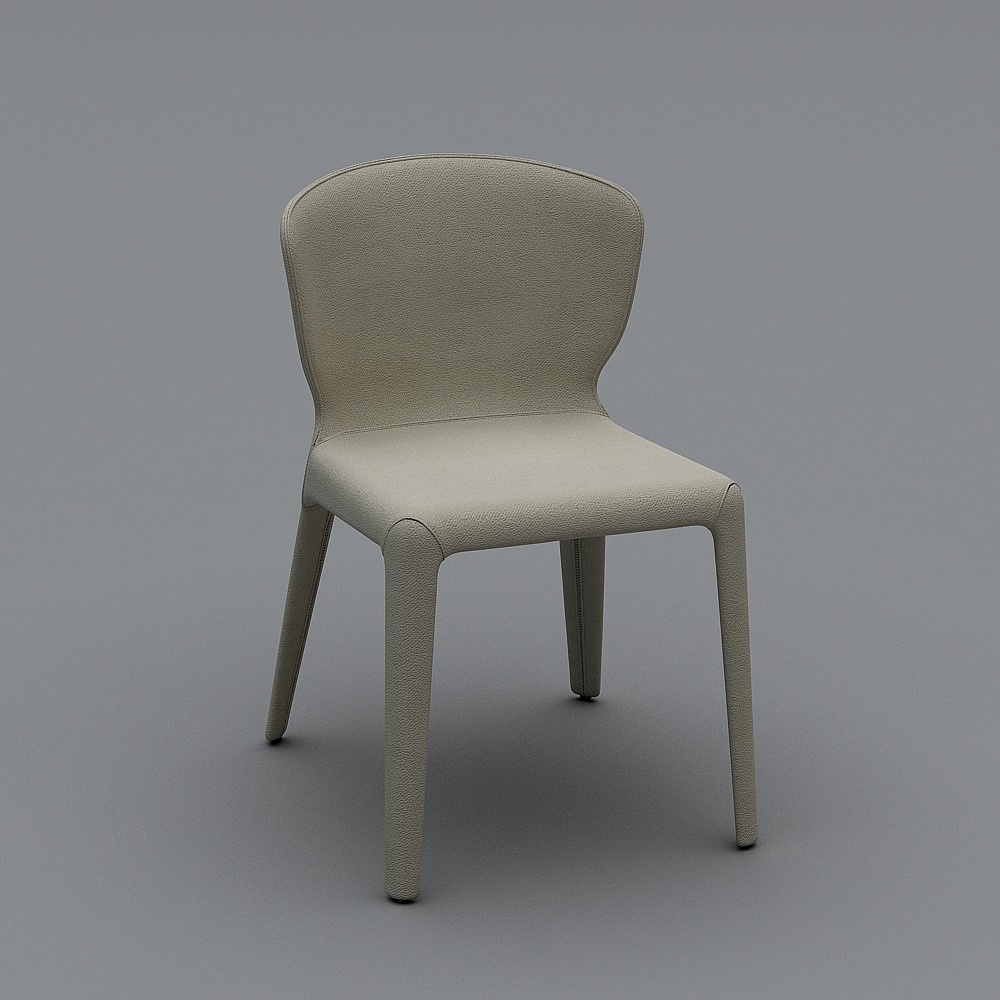 Modern Minimalist 3D Chair Model
