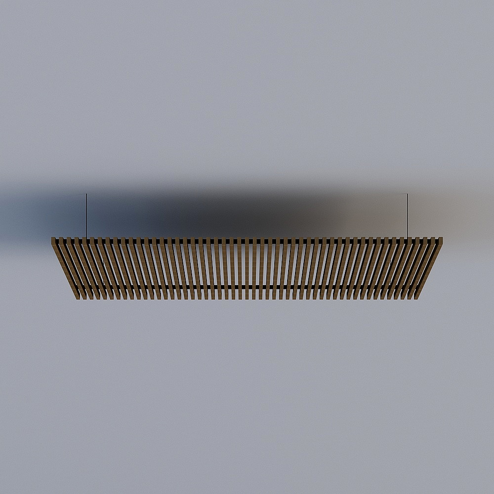 Brown walnut square ceiling