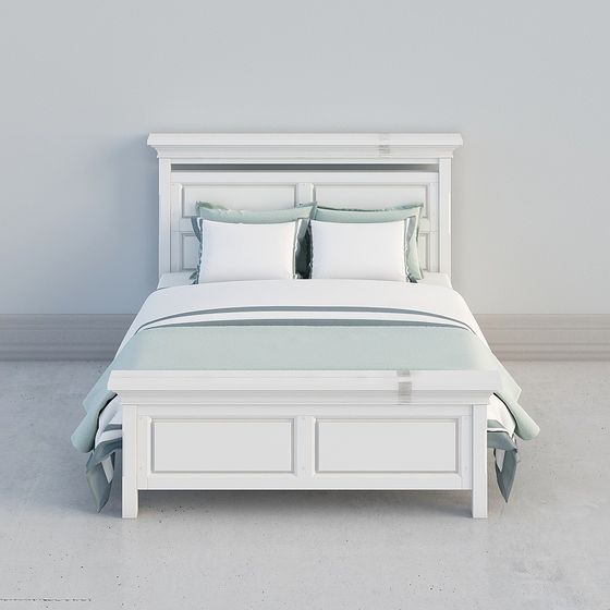 Cozy Retreat 3D Model Bed