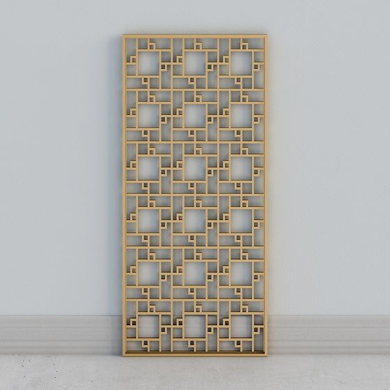 Geometric Maze 3D model for Modern Design