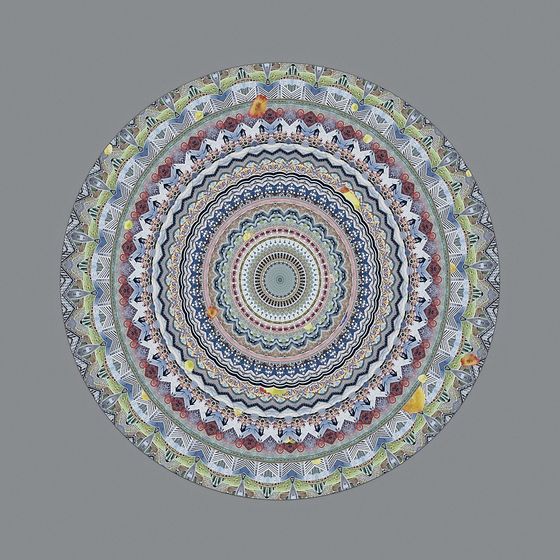 Modern Gray Carpet 3D Model by Moooi