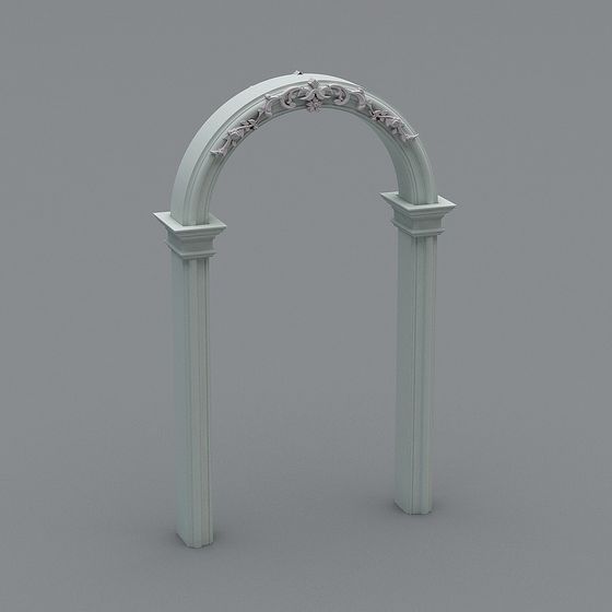 Graceful Archway 3D model for Tranquil Spaces