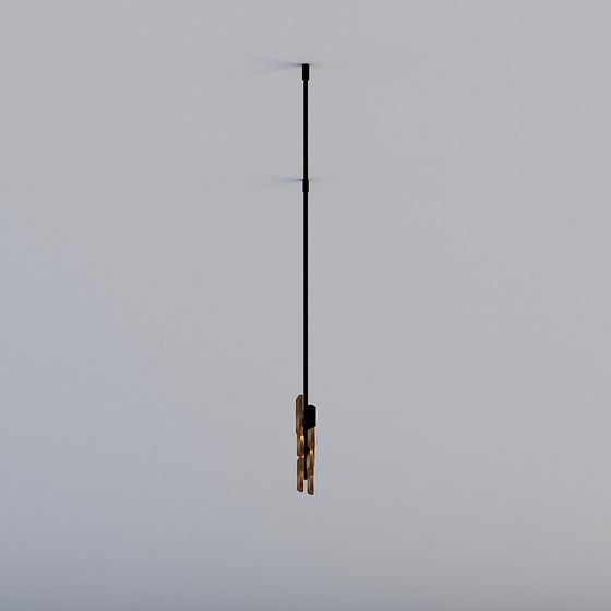 Suspended Art Lamp 3D model