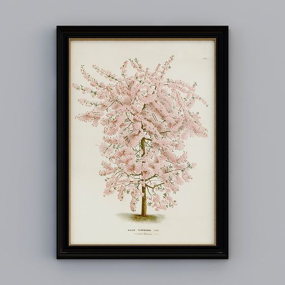 Low Poly Cherry Blossom Tree 3D model