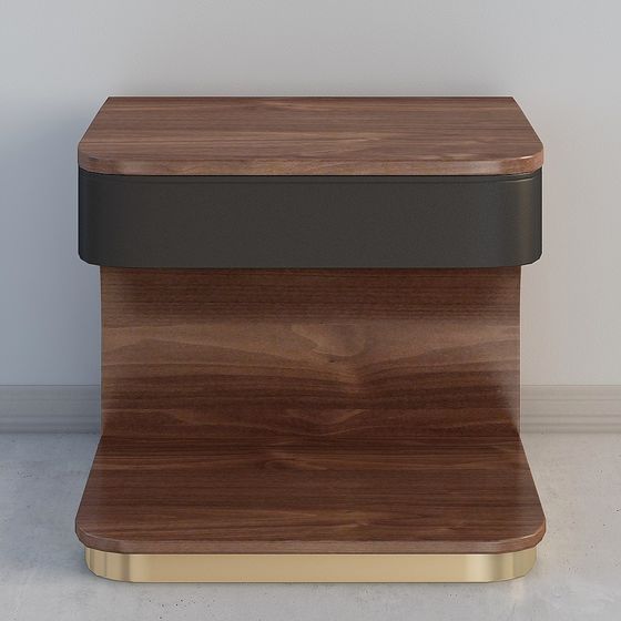 Urban Corner Side Table 3D model for Modern Spaces