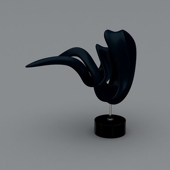 Streamline Art 3D Model for Modern Design