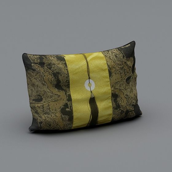 Stylish Low-Polygon Pillowcase 3D model