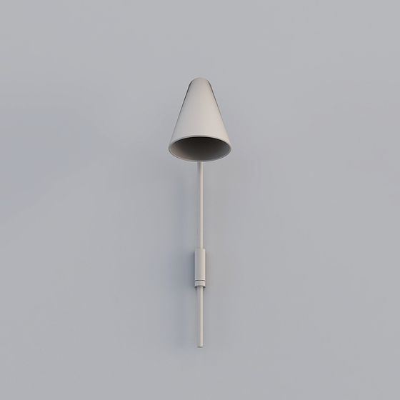 Minimalist Wall Light 3D model Design