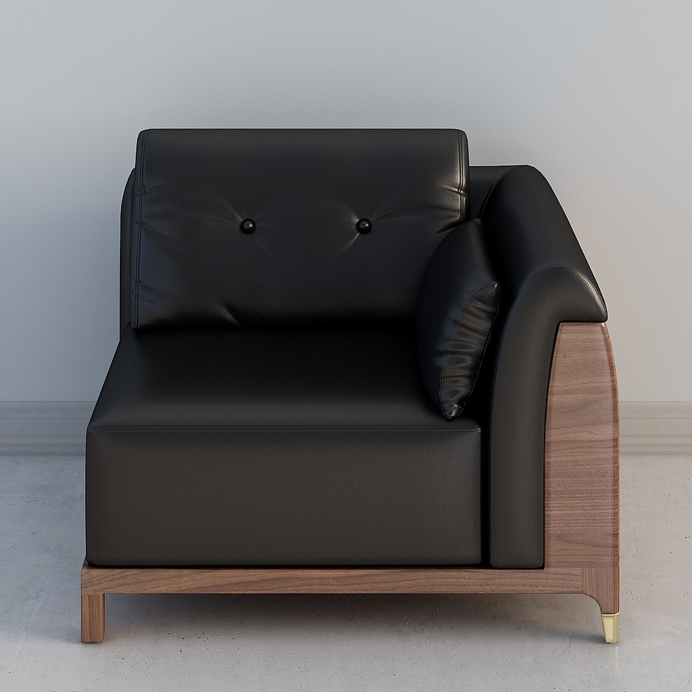 Canapé Kim Li-Siri Chariot-X07-Unité accoudoir droit simple (gauche)