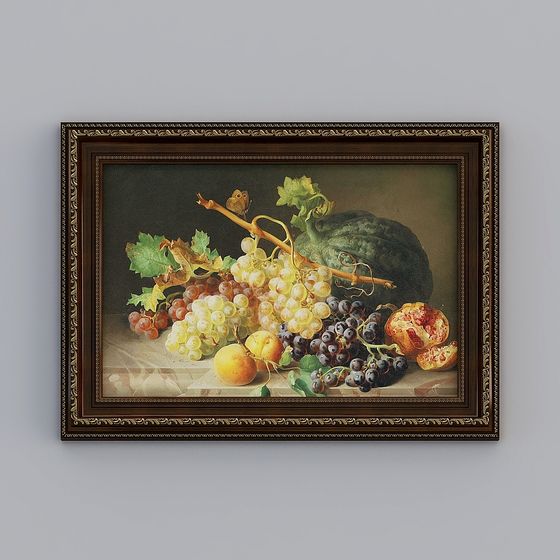 Classic Still Life 3D Model with Surreal Details