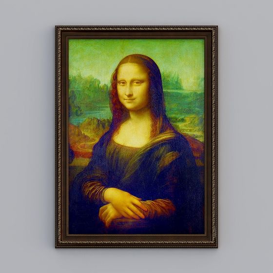 Démarrer le Beau Vertical Box Européen Mona Lisa 82.3x112.3cm Peinture célèbre