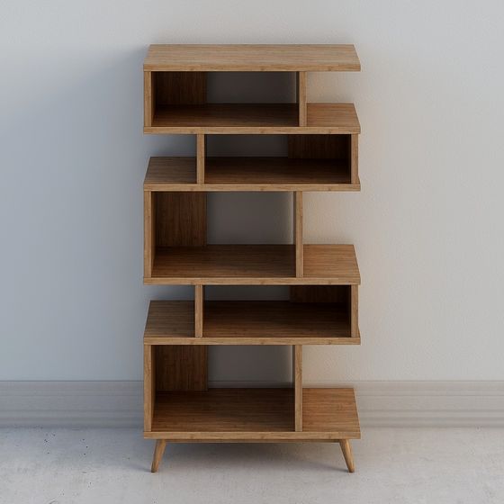 Urban Elegance Bookshelf 3D model