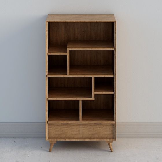 Urban Elegance Bookshelf 3D model
