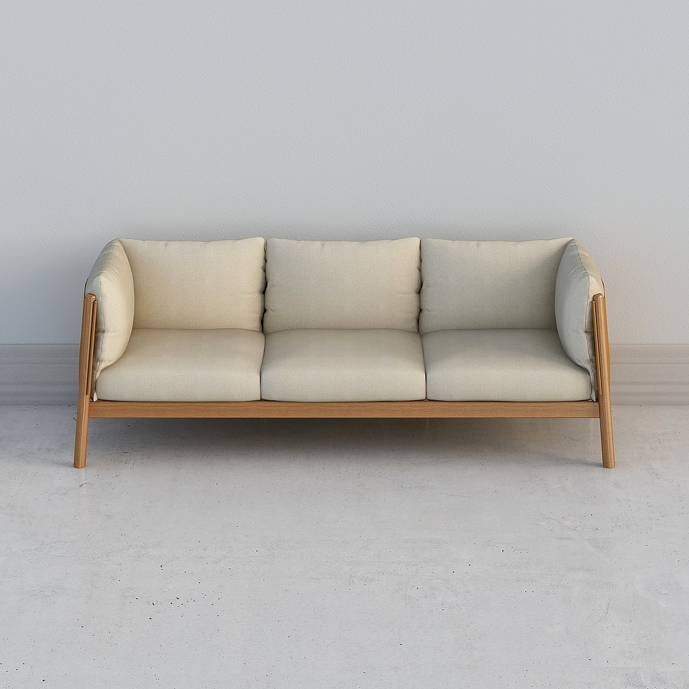 Urban Comfort Sofa 3D model