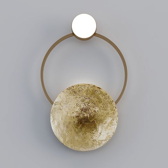 Suspended Ring 3D model for Contemporary Interiors