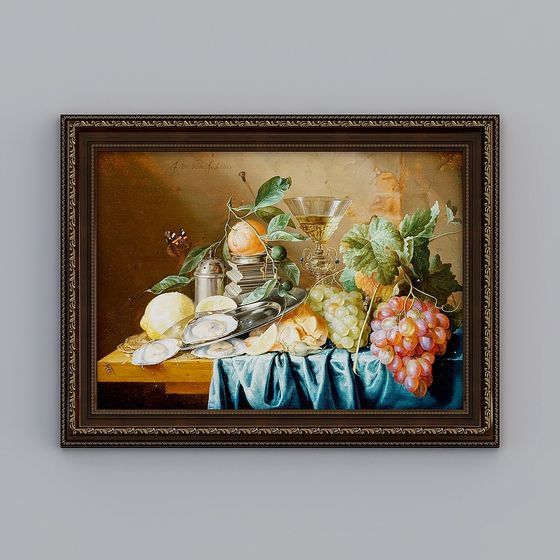 Classic Still Life 3D Model